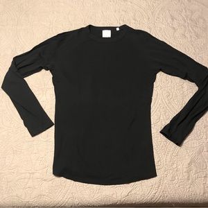 Billy Reid Black Thermal Shirt 2XL